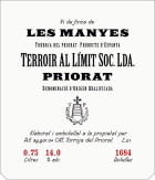 Terroir Al Limit Les Manyes 2011 Front Label