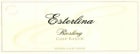 Esterlina Vineyards & Winery Riesling 2009 Front Label