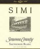 Simi Sauvignon Blanc 2000 Front Label