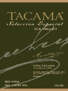 Vina Tacama Seleccion Especial Tinto 2011 Front Label
