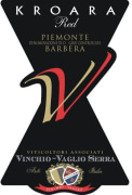 Viticoltori Associati di Vinchio-Vaglio Piemonte Kroara Barbera 2008 Front Label