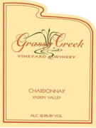 Grassy Creek Vineyard & Winery Barrel Chardonnay 2013 Front Label
