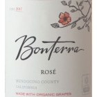 Bonterra Organic Rose 2017 Front Label