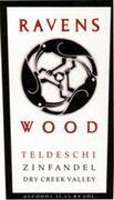 Ravenswood Teldeschi Vineyard Zinfandel 1999 Front Label