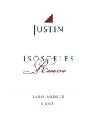 Justin Isosceles Reserve 2008 Front Label
