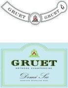 Gruet Demi Sec 2012 Front Label