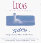 Lucas Vineyards, NY Blues 2014 Front Label
