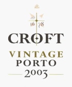Croft Vintage Port 2003 Front Label