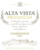 Alta Vista Premium Chardonnay 2007 Front Label