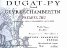 Dugat-Py Gevrey-Chambertin Premier Cru Vieilles Vignes 2011 Front Label