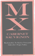 MX Wines Beckstoffer To Kalon Vineyard Cabernet Sauvignon 2006 Front Label