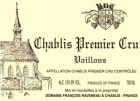 Domaine Francois Raveneau Chablis Vaillons Premier Cru 2012 Front Label