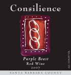 Consilience Purple Beast Red 2007  Front Label