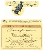 Domaine Weinbach Cuvee Laurence Gewurztraminer 2013 Front Label