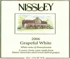 Nissley Vineyards & Winery Estate Grapeful White 2006 Front Label