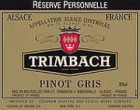 Trimbach Reserve Personnelle Pinot Gris 1998 Front Label