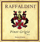 Raffaldini Vineyards & Winery, LLC. Pinot Grigio 2012 Front Label