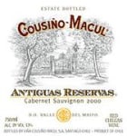 Cousino Macul Antiguas Reservas Cabernet Sauvignon 2000 Front Label