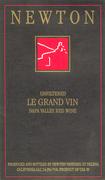 Newton Le Grand Vin 1999 Front Label