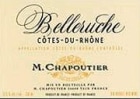 M. Chapoutier Cotes du Rhone Belleruche Rouge 2001 Front Label