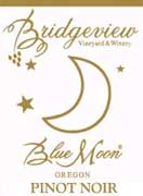 Bridgeview Blue Moon Pinot Noir 2001 Front Label