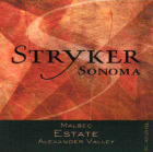 Stryker Sonoma Estate Malbec 2013 Front Label