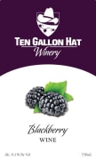 Ten Gallon Hat Winery Blackberry Wine Front Label