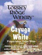 Torrey Ridge Winery Cayuga White 2004 Front Label
