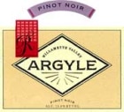 Argyle Reserve Pinot Noir 2001 Front Label