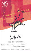 Mak Coonawarra Cabernet Sauvignon-Shiraz 2001 Front Label
