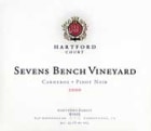 Hartford Court Sevens Bench Vineyard Pinot Noir 2000 Front Label