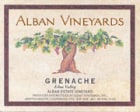 Alban Edna Valley Grenache 2001 Front Label