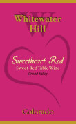Whitewater Hill Sweethearts Red 2014 Front Label