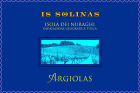 Argiolas Isola dei Nuraghi Is Solinas Rosso 2009 Front Label