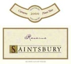 Saintsbury Reserve Pinot Noir 2000 Front Label