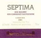 Septima Malbec/Cabernet Blend 2001 Front Label