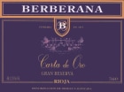 Berberana Carta de Oro Rioja Gran Reserva 2000 Front Label