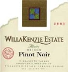 WillaKenzie Estate Aliette Pinot Noir Cork-Free 2001 Front Label