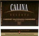 Calina Reserva Cabernet Sauvignon-Carmenere 2001 Front Label