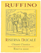 Ruffino Ducale Chianti Classico Riserva 2002 Front Label