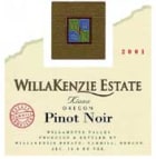 WillaKenzie Estate Kiana Pinot Noir 2001 Front Label