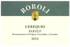 Boroli Barolo Cerequio 2003 Front Label