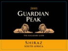 Guardian Peak Shiraz 2003 Front Label