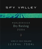 Spy Valley Riesling 2004 Front Label