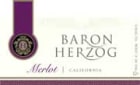 Baron Herzog Merlot (OU Kosher) 2003 Front Label
