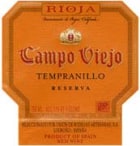 Campo Viejo Reserva Rioja 2000 Front Label