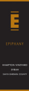 Epiphany Hampton Vineyard Syrah 2009 Front Label