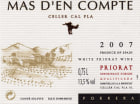 Celler Cal Pla Mas d'en Compte Blanc 2007 Front Label