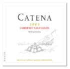 Catena Cabernet Sauvignon 2003 Front Label
