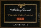 Archery Summit Arcus Pinot Noir 2003 Front Label